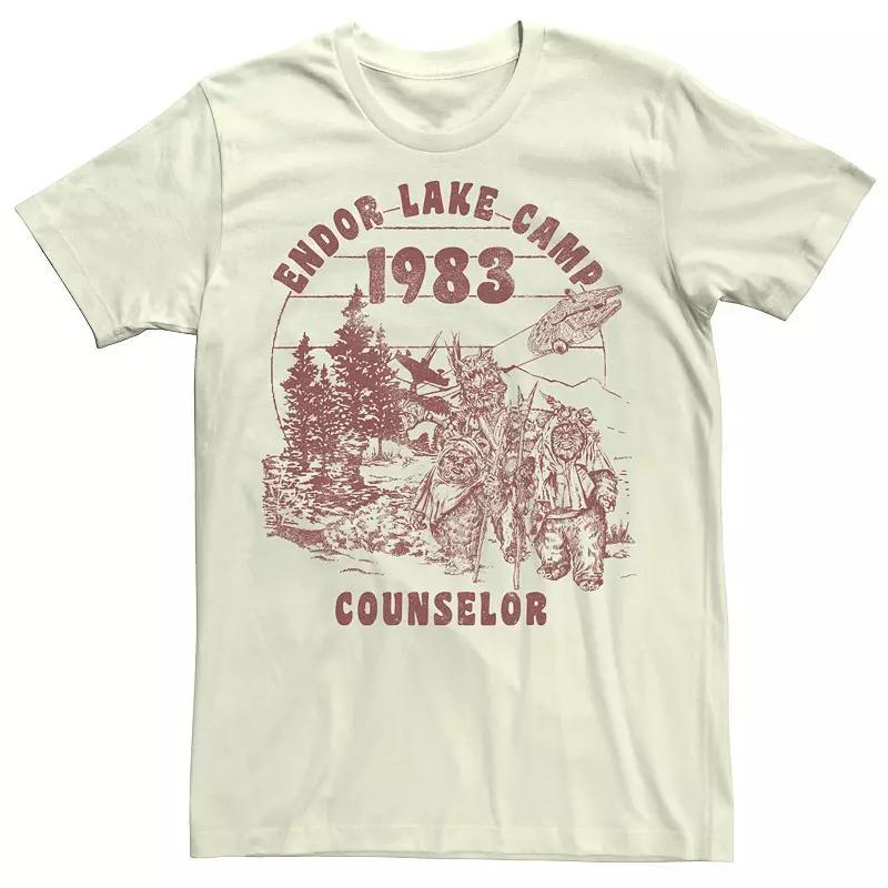 Men's Star Wars Endor Camper Tee, Size: 3XL, Natural Product Image