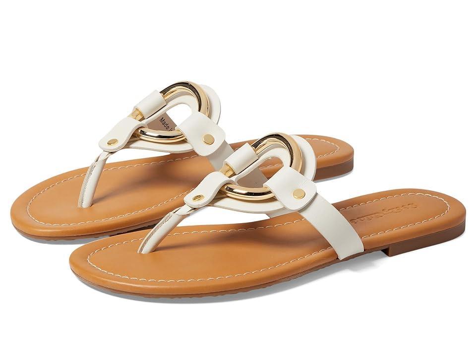 Womens Hana Leather Flip-Flops Product Image
