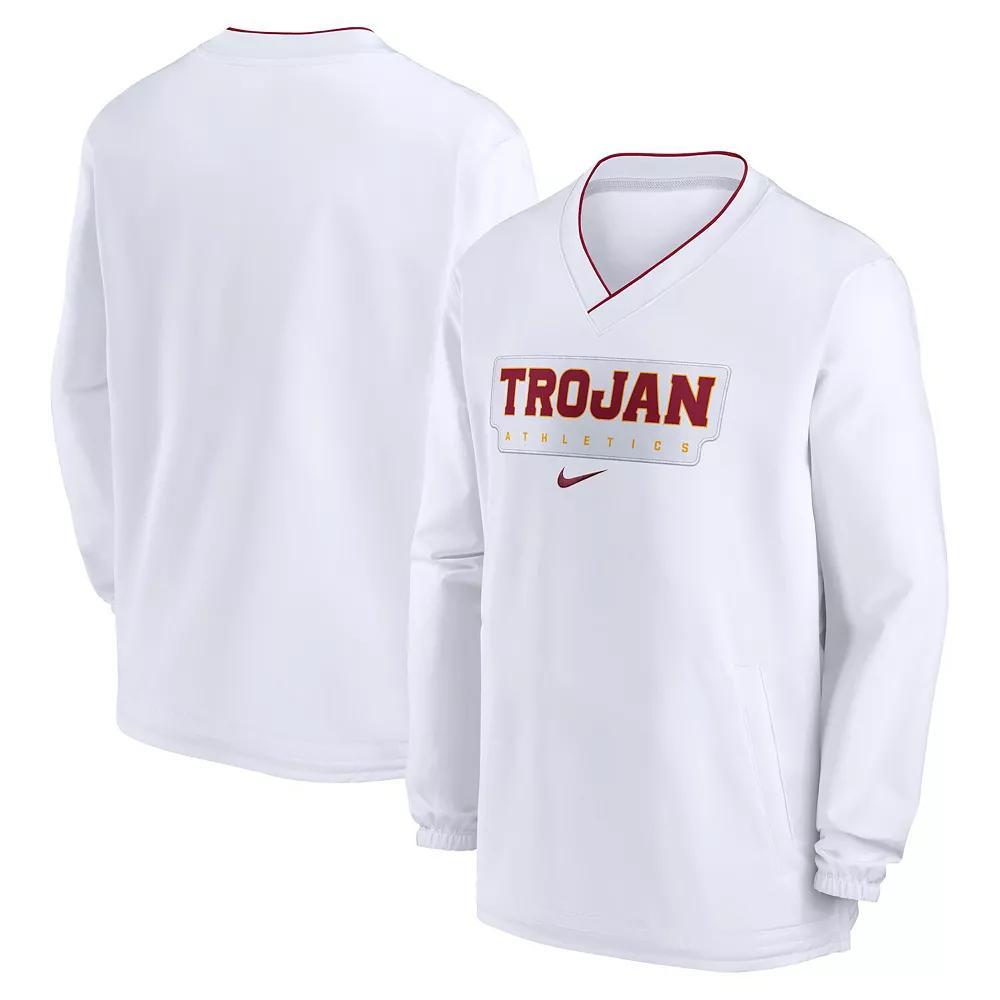 Mens Nike USC Trojans 2024 Sideline Pullover Windshirt Product Image