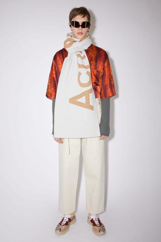 Logo jacquard scarf - Narrow Product Image