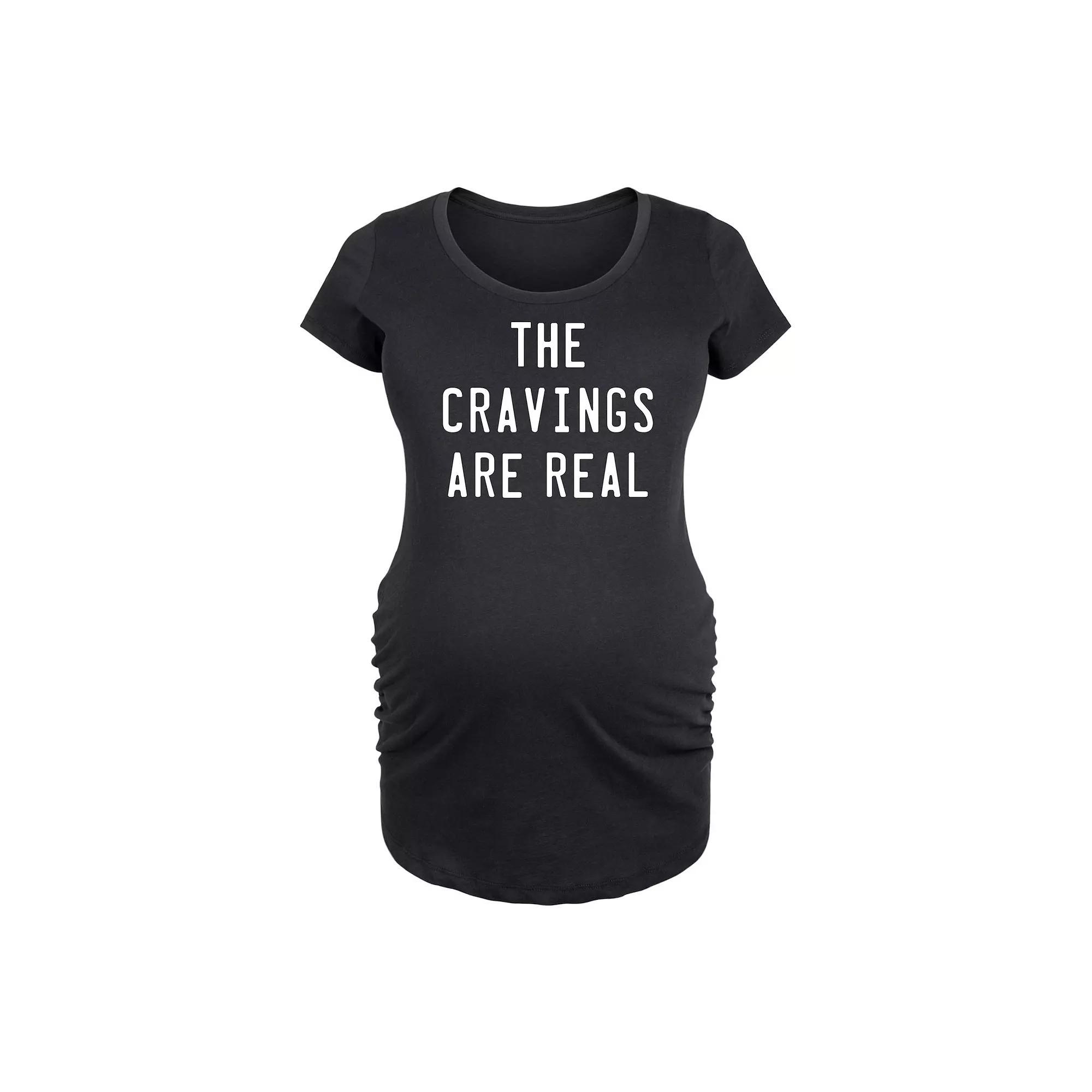 Maternity The Cravings Are Real Graphic Tee, Womens Product Image