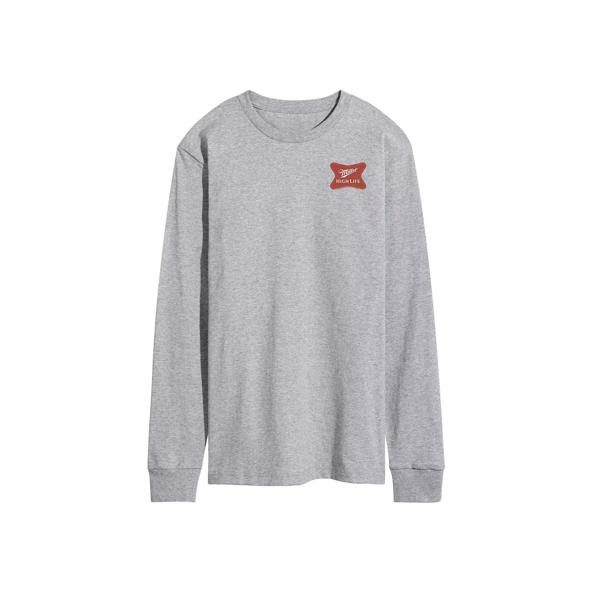 Mens Miller High Life Logo Long Sleeve Graphic Tee Product Image