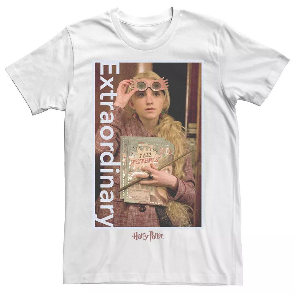 Men's Harry Potter Deathly Hallows 2 Extraordinary Tee, Size: XL, White Product Image