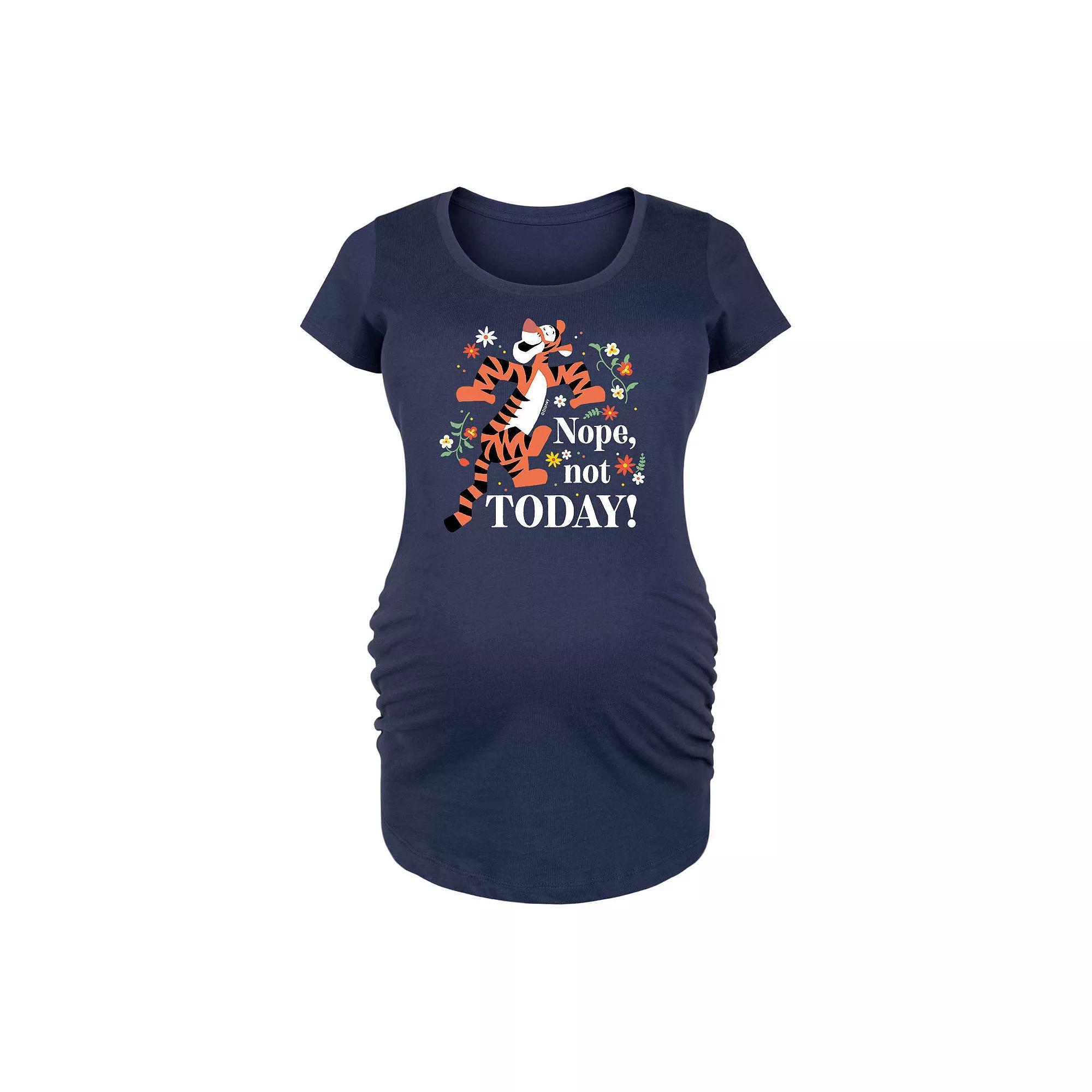 Maternity Joy Vintage Ornament Graphic Tee, Womens Blue Product Image