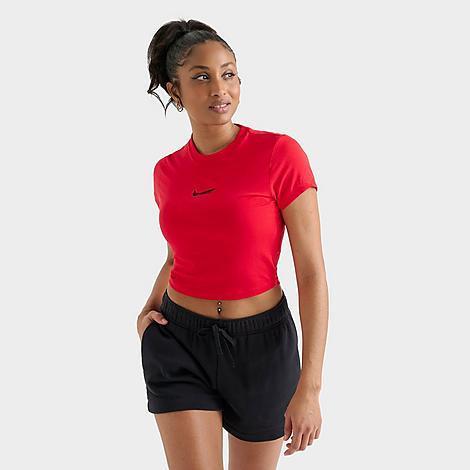 Nike Sportswear Chill Knit Women's Slim Cropped T-Shirt Product Image