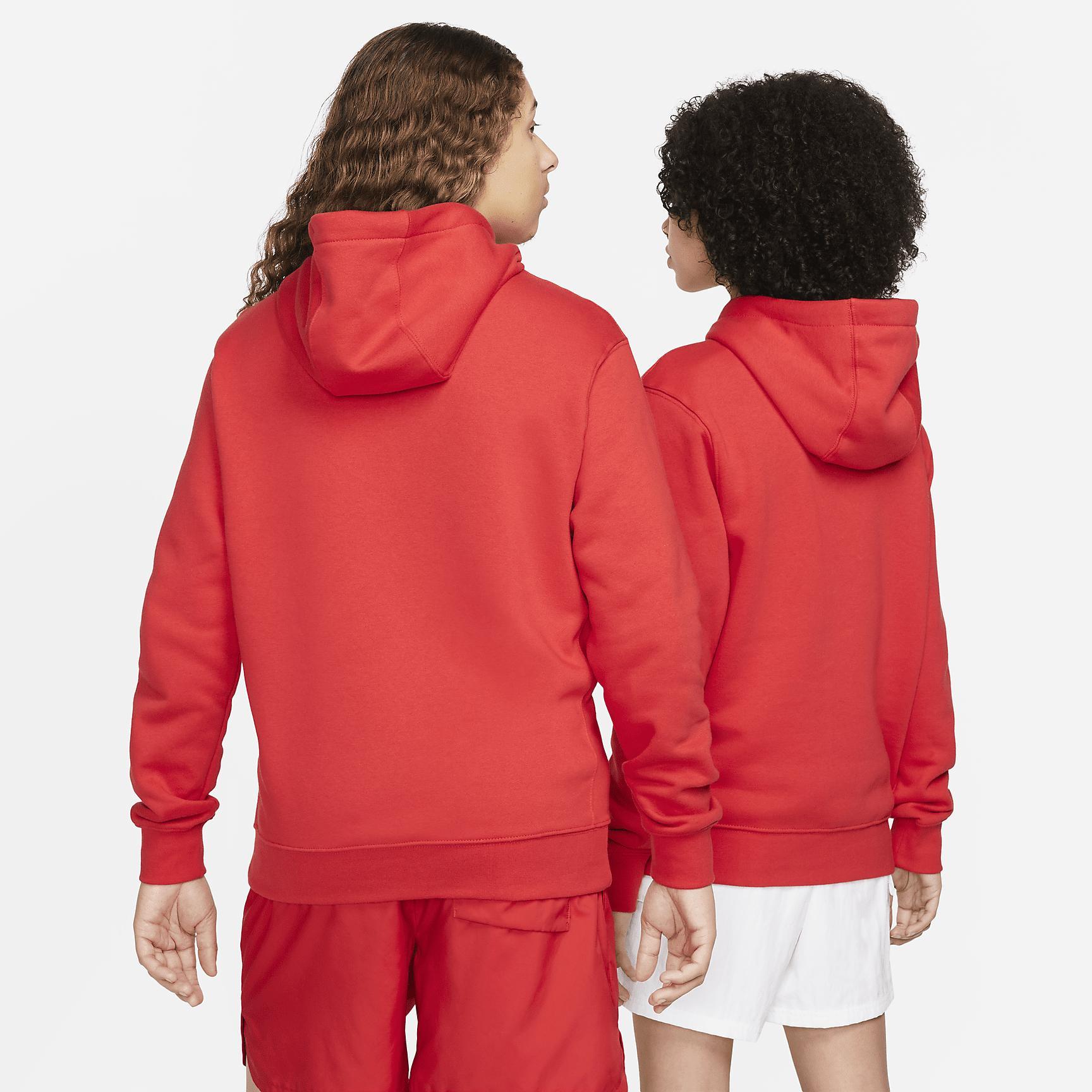 Nike Club Fleece hoodie heather Product Image