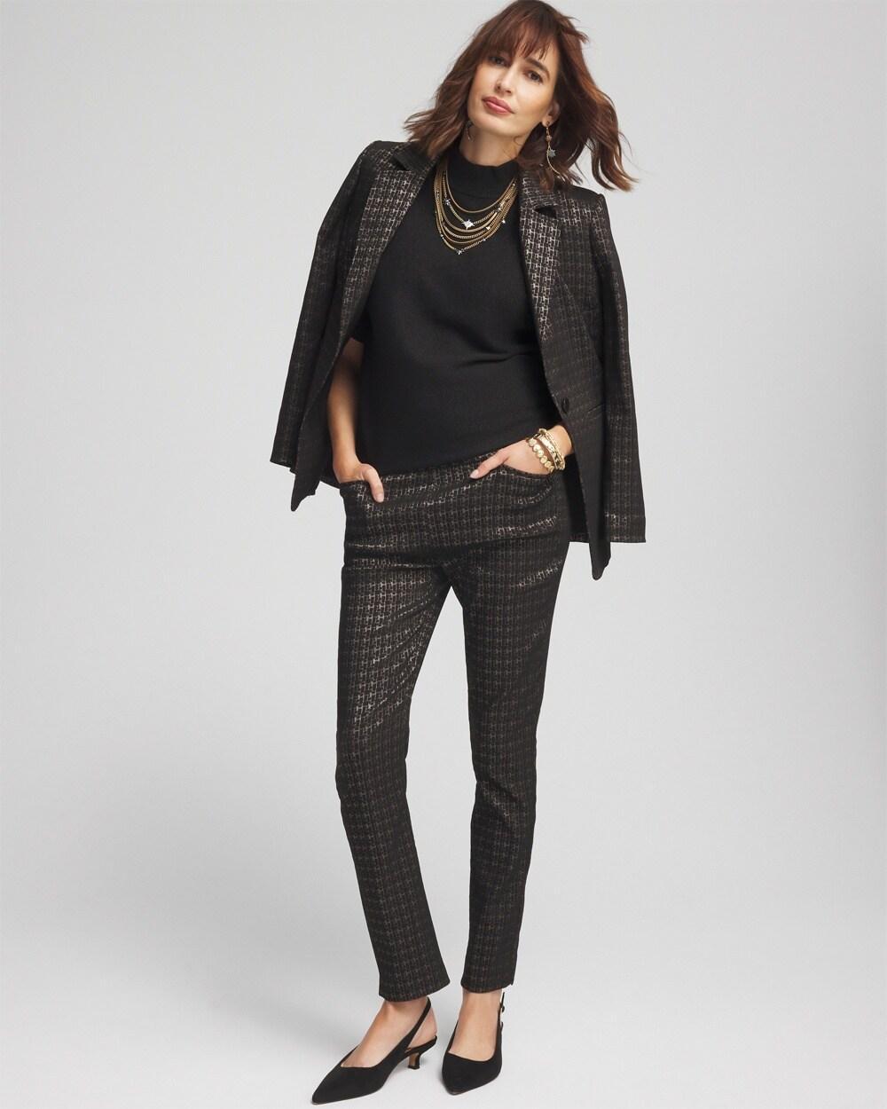 Shimmer Short Sleeve Pullover Sweater Product Image