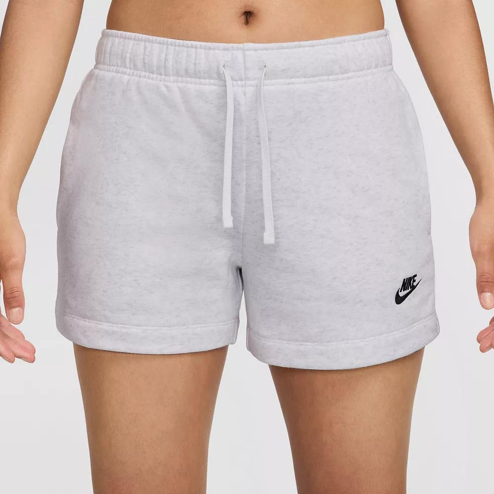 Women's Nike Sportswear Club Fleece Midrise Shorts, Size: XL, Birch Grey Product Image