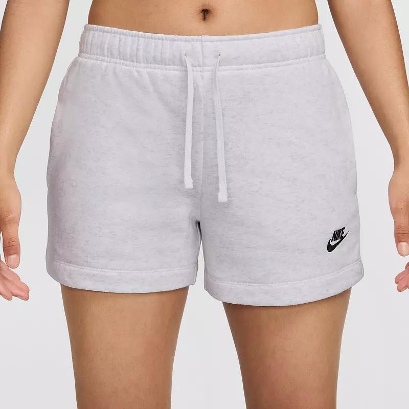 Women's Nike Sportswear Club Fleece Midrise Shorts, Size: XL, Birch Grey Product Image