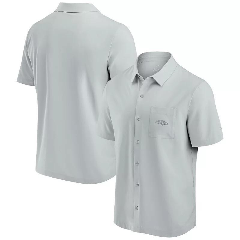 Men's Fanatics Gray New Orleans Saints Front Office Button-Up Shirt, Size: Medium, Grey Product Image