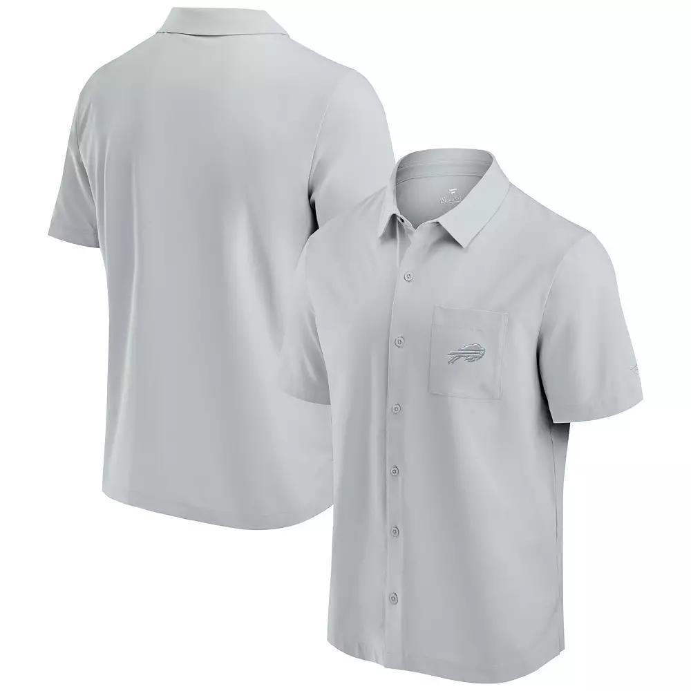 Men's Fanatics Light Blue New York Giants Front Office Button-Up Shirt, Size: Large Product Image