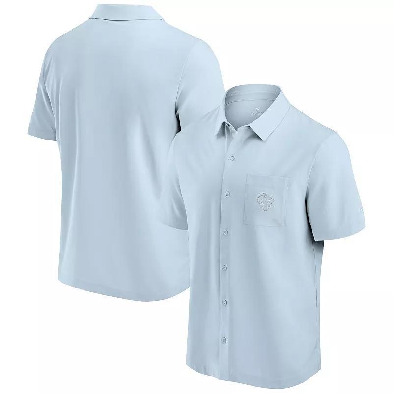 Men's Fanatics Light Blue New York Giants Front Office Button-Up Shirt, Size: Large Product Image