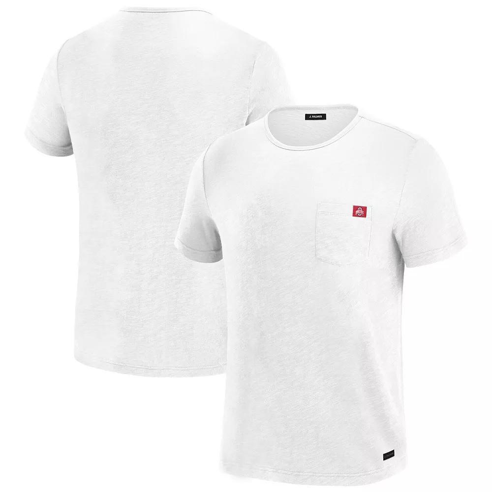 Men's J. Palmer White Ohio State Buckeyes In-The-Pocket T-Shirt, Size: Medium Product Image