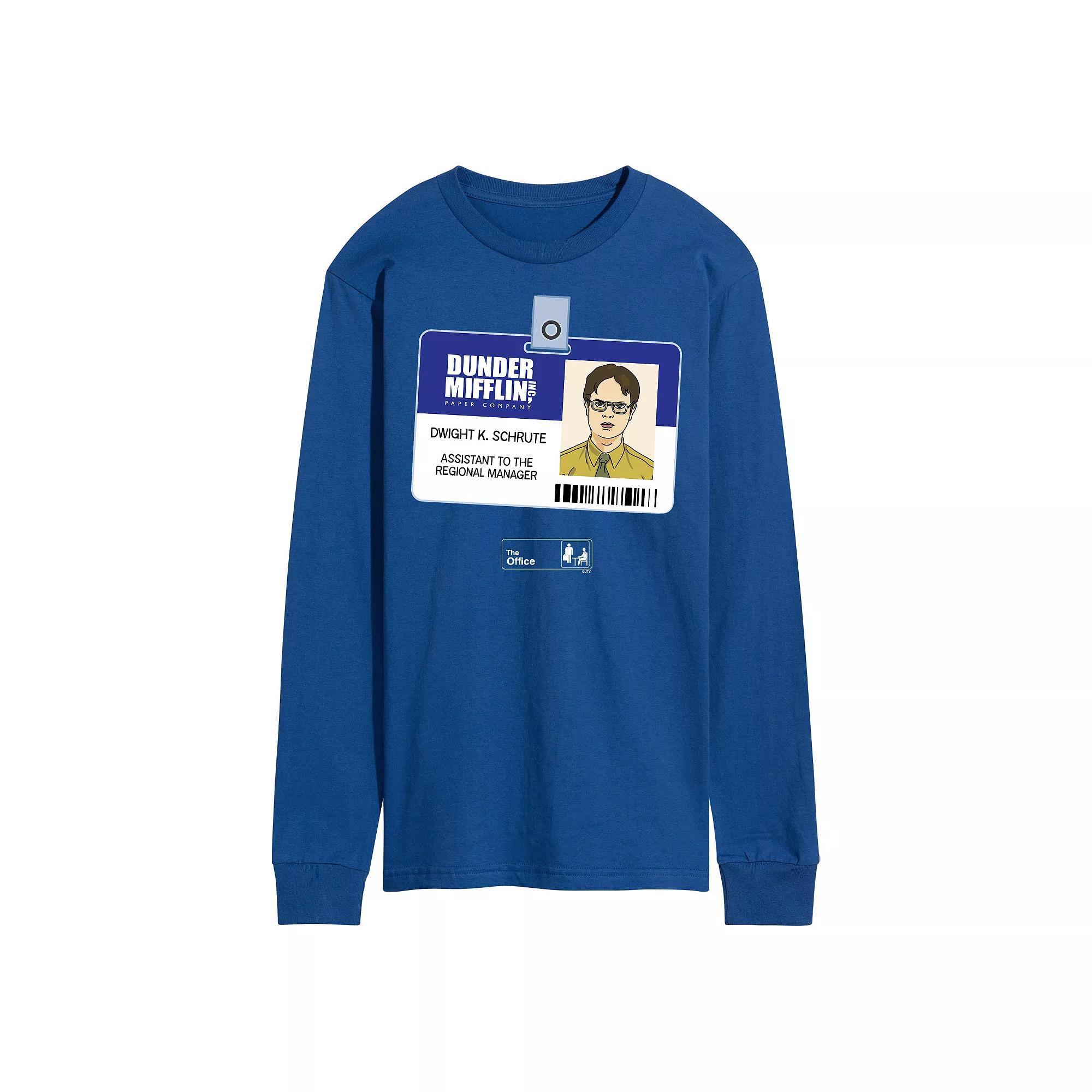 Mens The Office Dwight Schrute Badge Tee Product Image