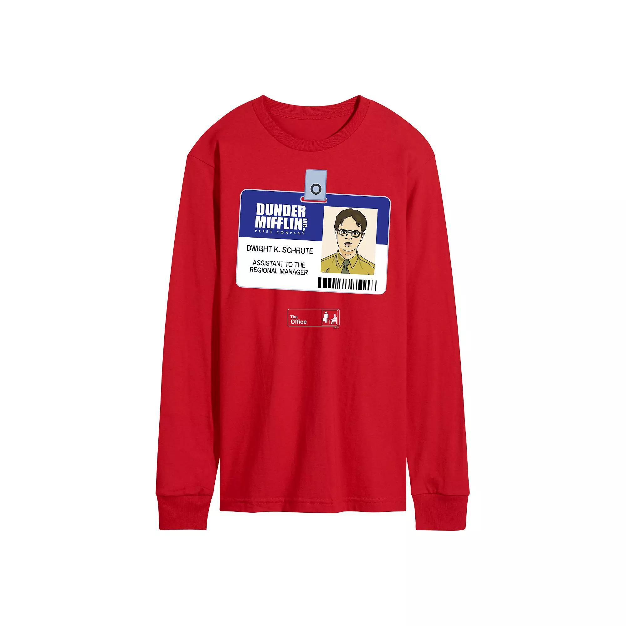 Mens The Office Dwight Schrute Badge Tee Product Image