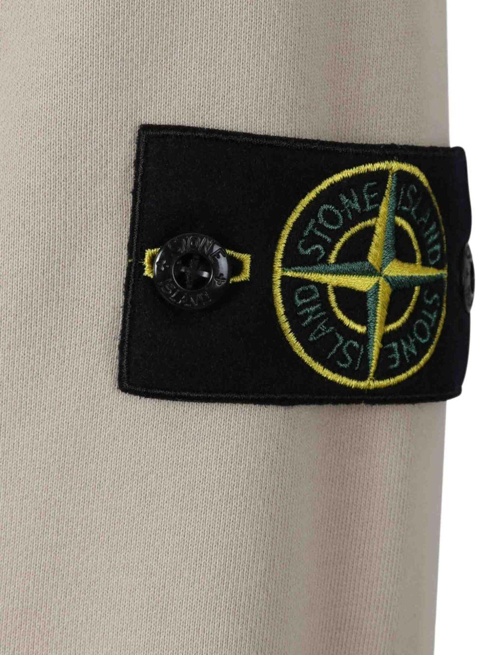 Compass-badge crew-neck sweatshirt Product Image
