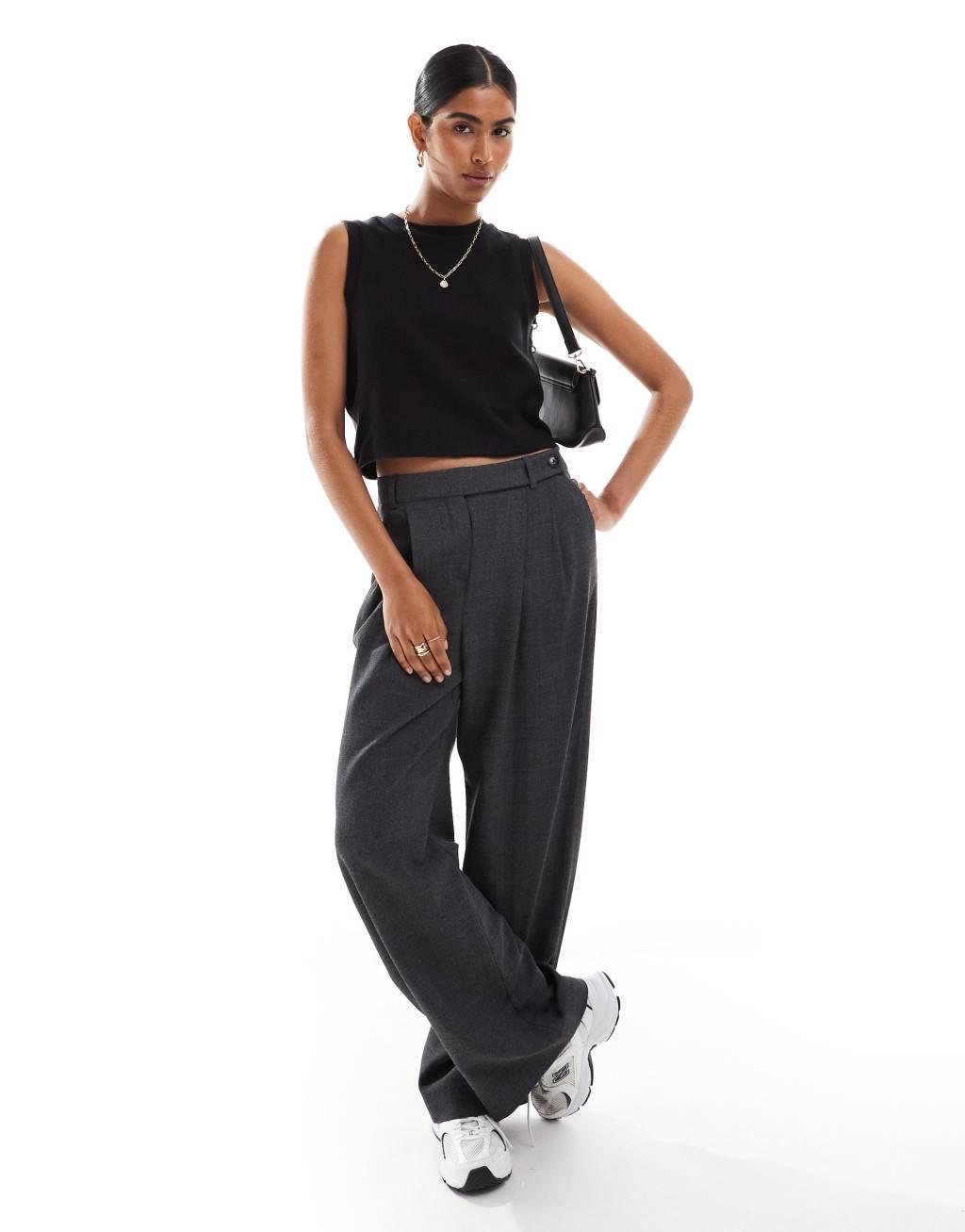 ASOS DESIGN supersoft tank top in black Product Image