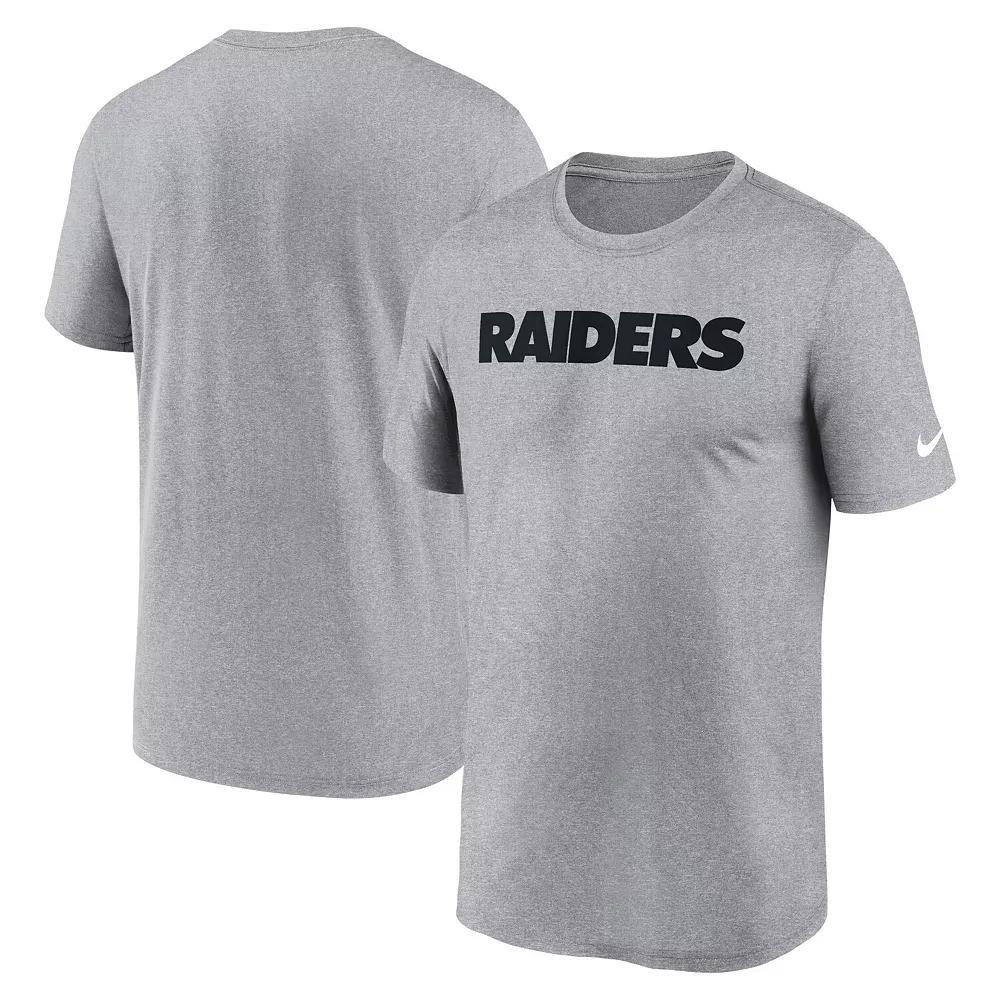 Men's Nike Heather Gray Georgia Bulldogs Primetime Legend Wordmark T-Shirt, Size: Medium, Grey Product Image