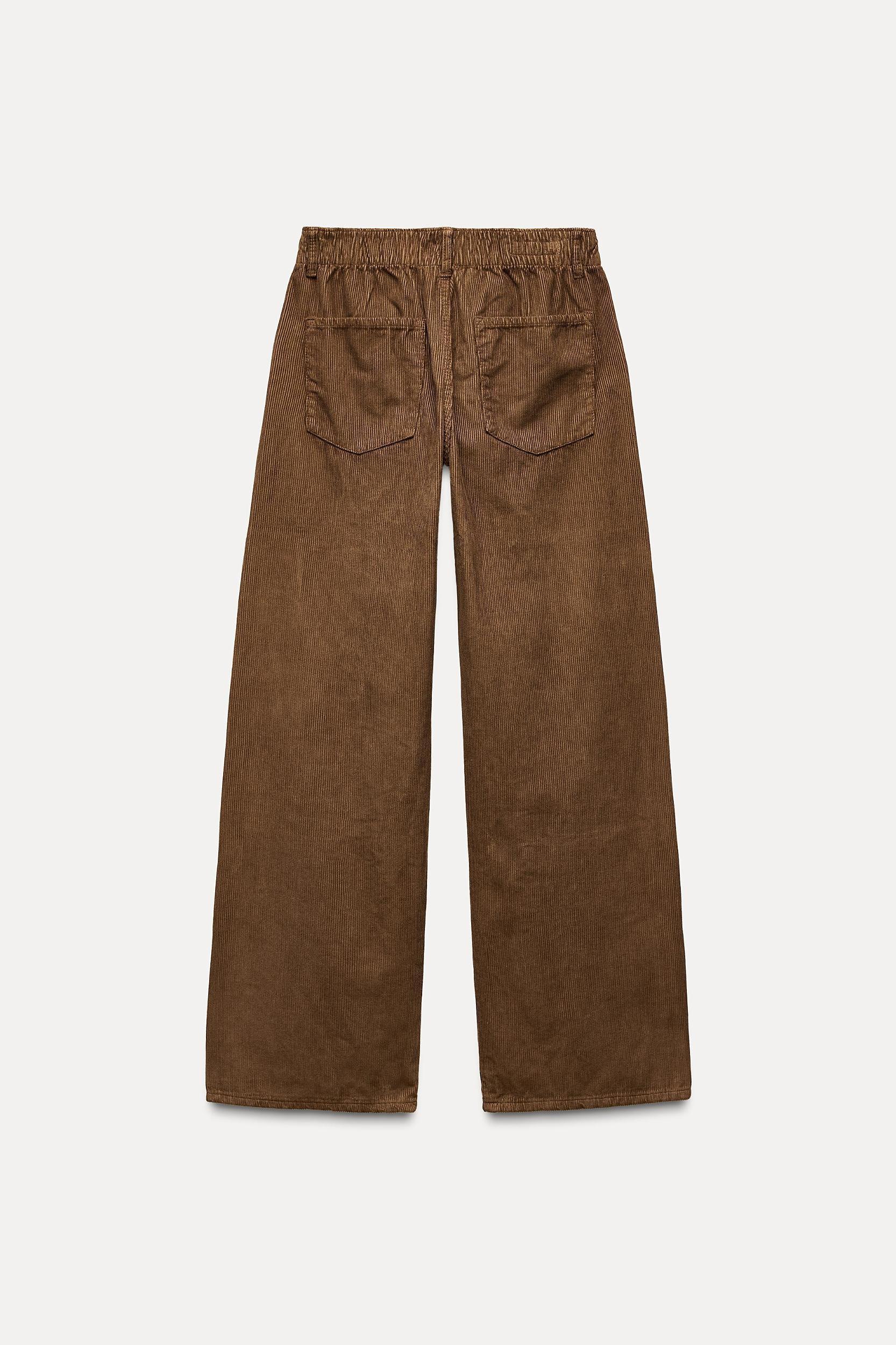 DRAWSTRING CORDUROY PANTS Product Image
