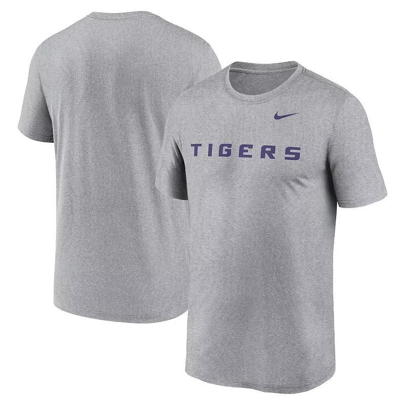 Men's Nike Heather Gray Seattle Seahawks Legend Team Shoutout Performance T-Shirt, Size: XL, Grey Product Image
