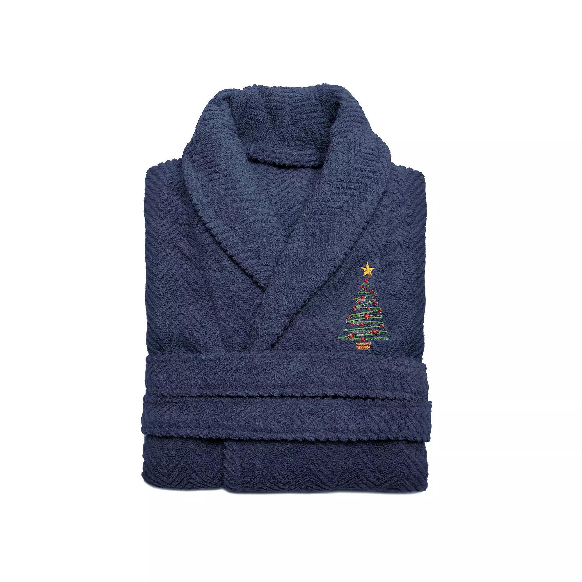 Linum Home Textiles Turkish Cotton Personalized Herringbone Weave Bathrobe, Womens Product Image