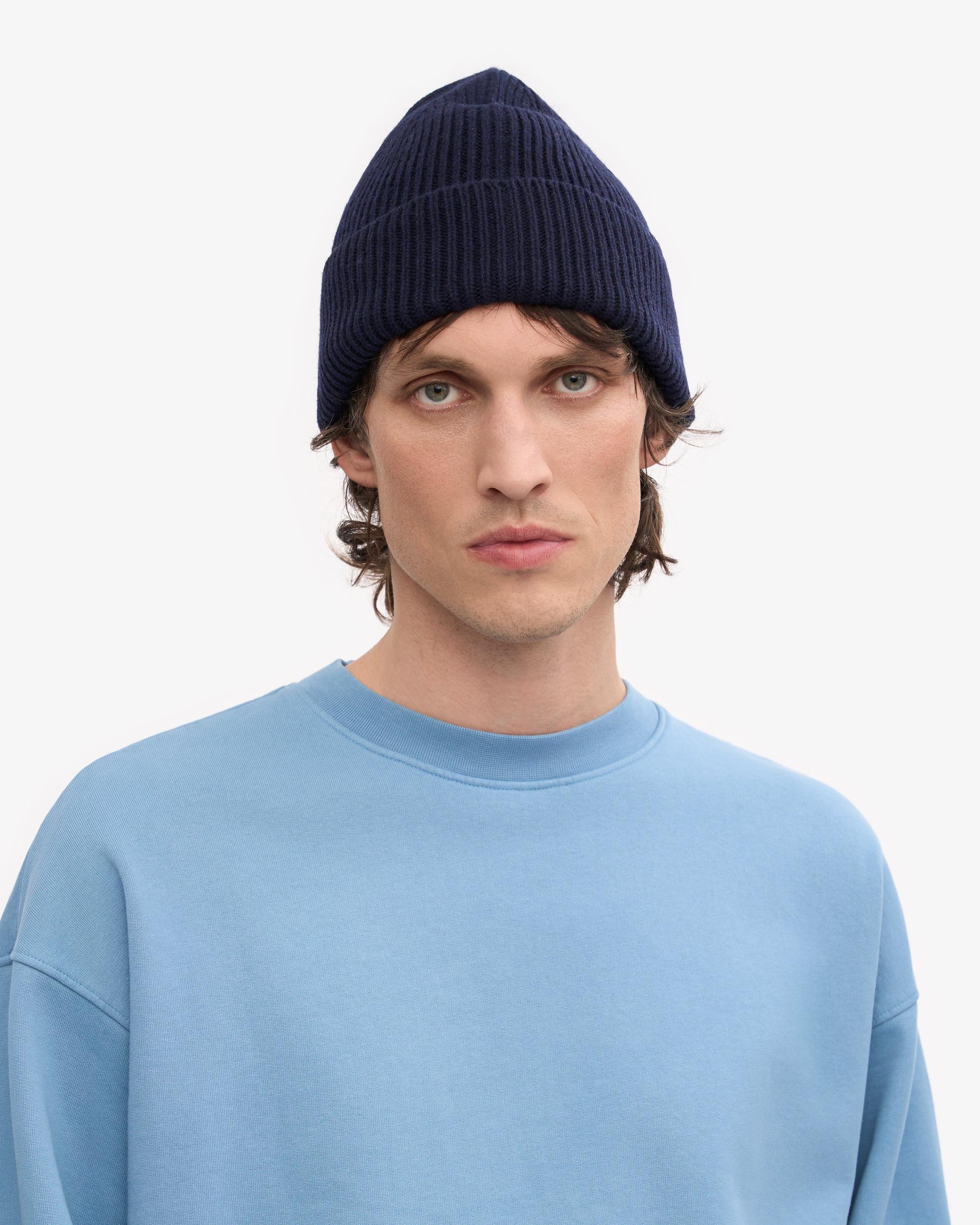 Merino Wool Beanie - Scarlet Red Product Image