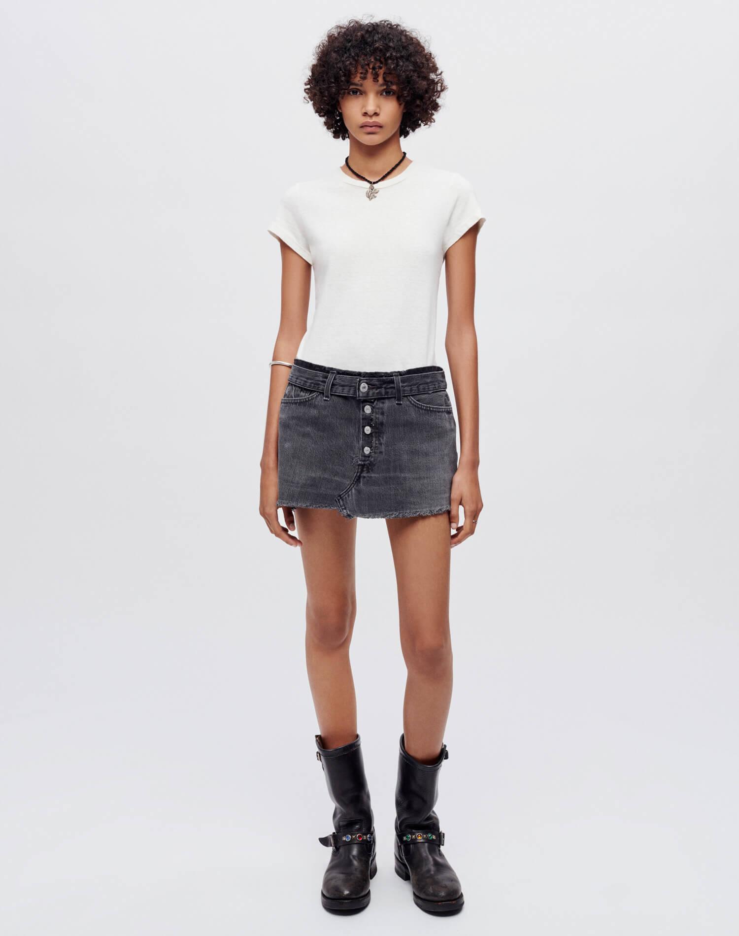 Hanes 1960s Slim Tee - Vintage White Female Product Image