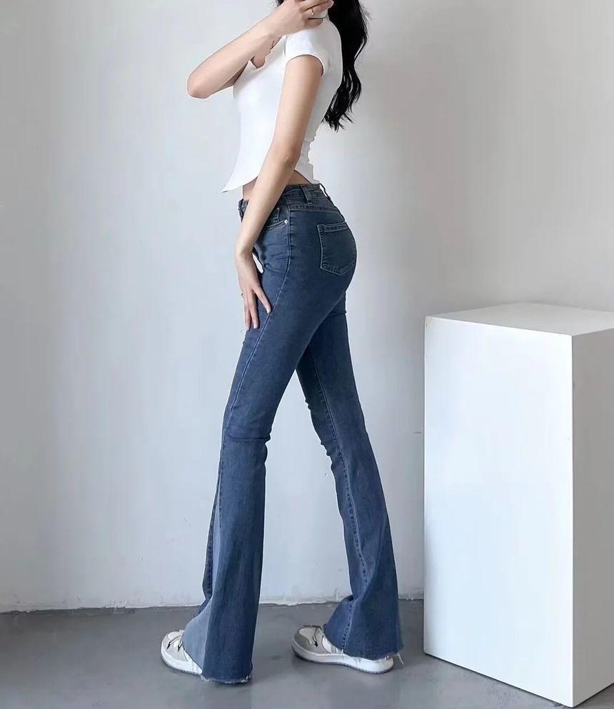 Mid Rise Bootcut Jeans Product Image