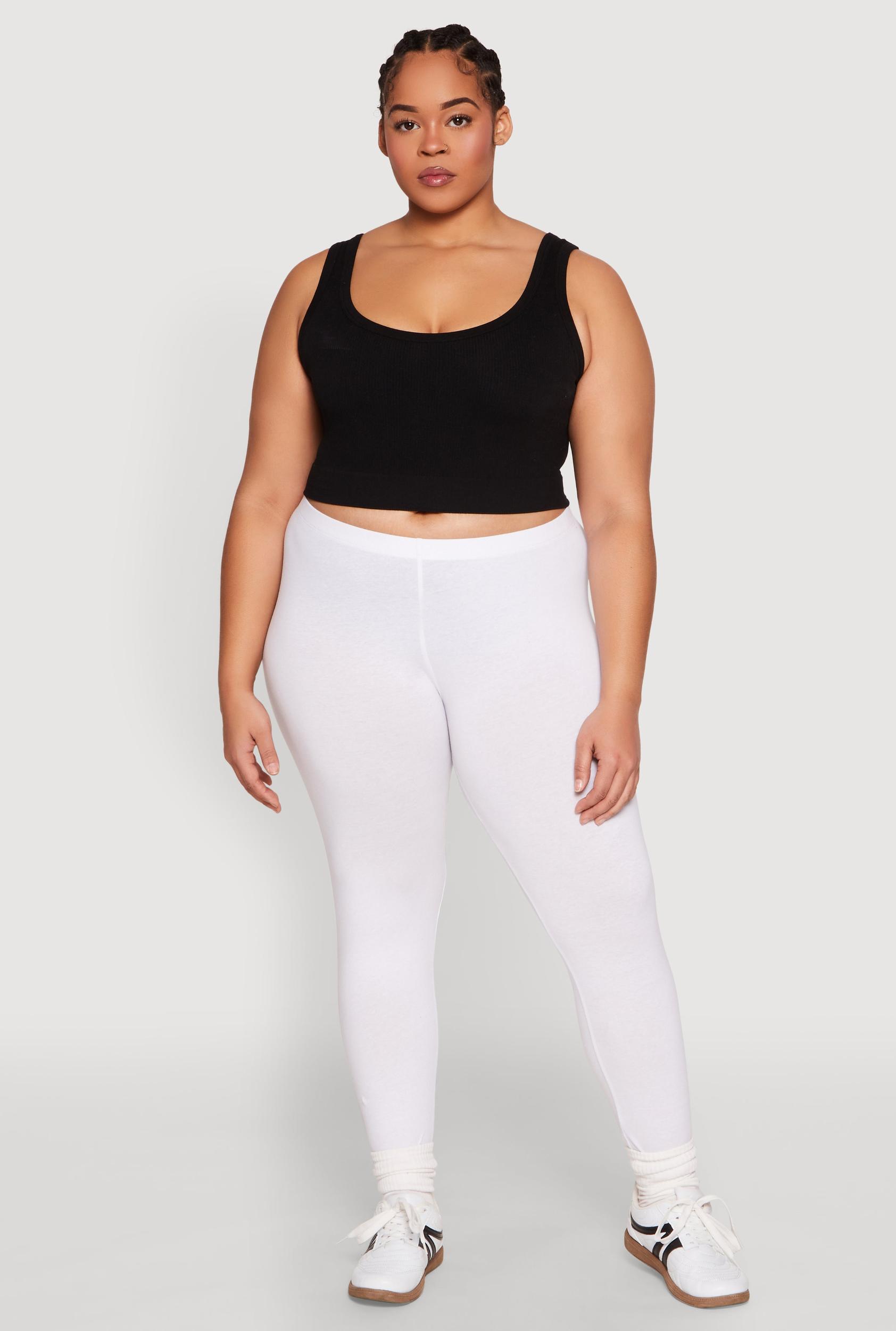 Womens Plus Size High Waisted Leggings Product Image