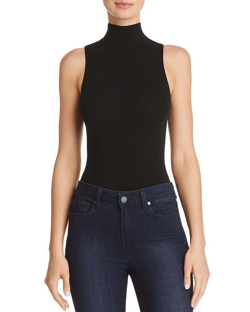 Commando Ballet Mockneck Sleeveless Thong Bodysuit Product Image