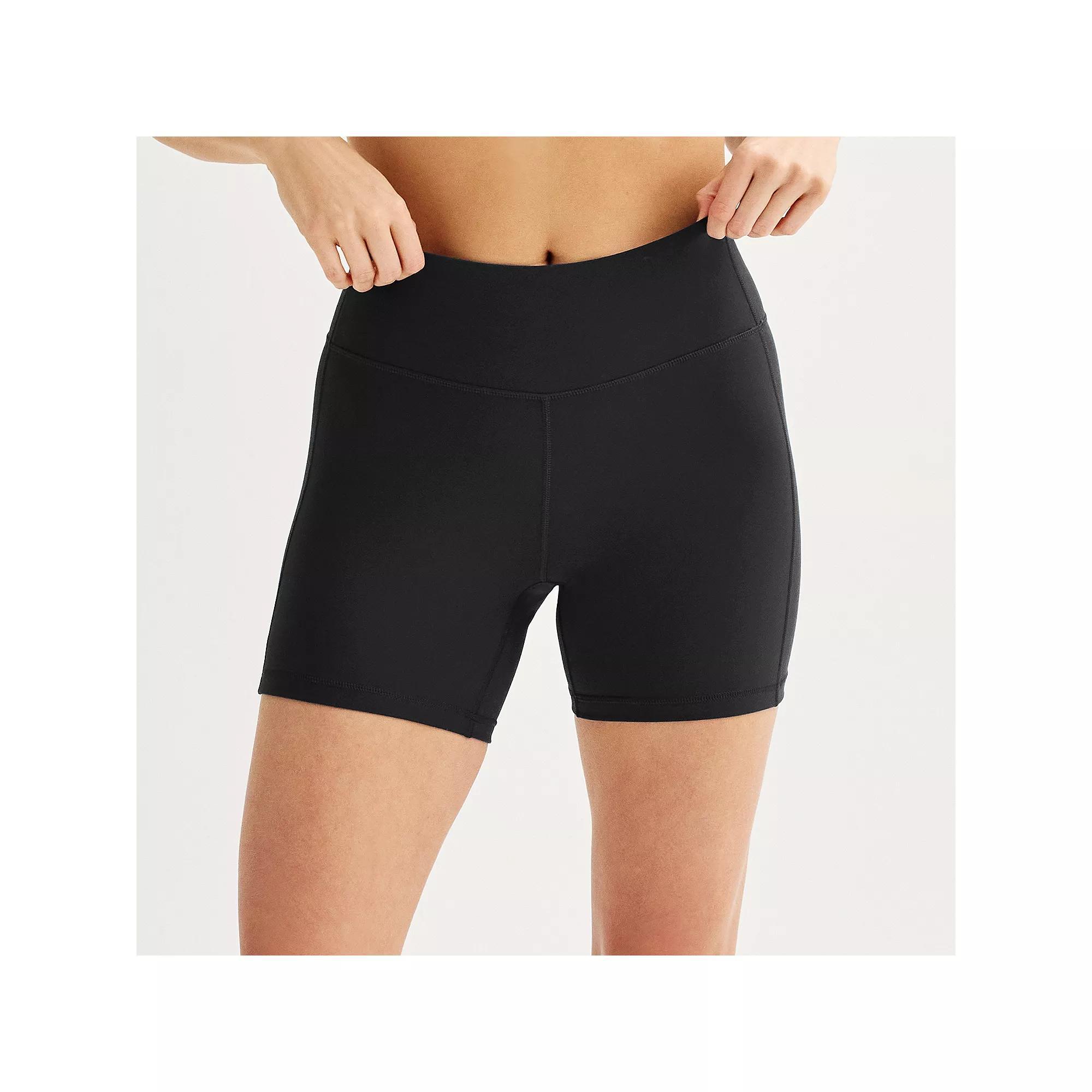 Womens Tek Gear Essential Soft Bike Shorts in Regular & Plus Product Image