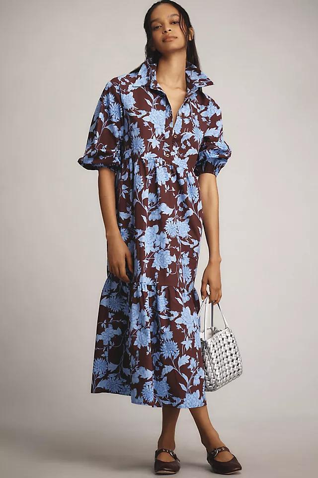 The Bettina Tiered Shirt Dress by Maeve Product Image