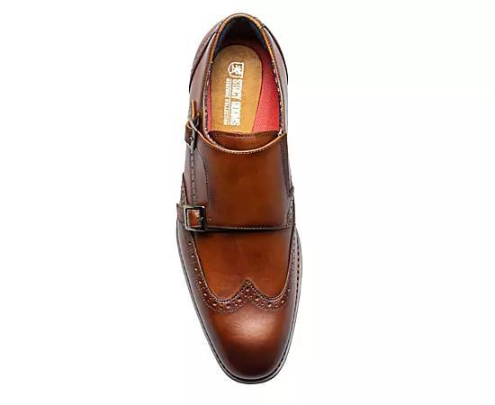 Stacy Adams Mens Karson Wingtip Double Monk Strap Product Image