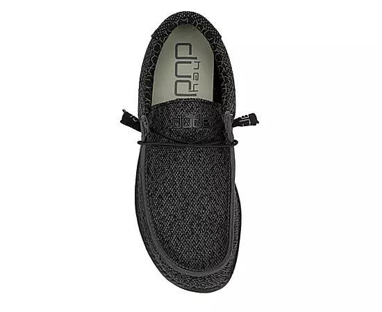 Heydude Mens Wally Knit Slip On Sneaker Product Image