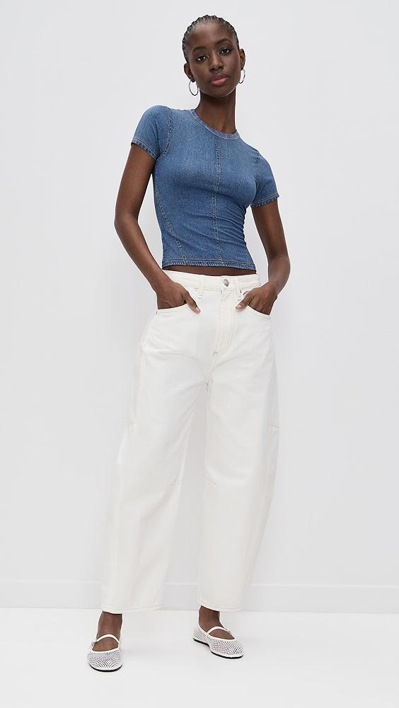 rag & bone Charlie High-Rise Barrel Jeans | Shopbop Product Image