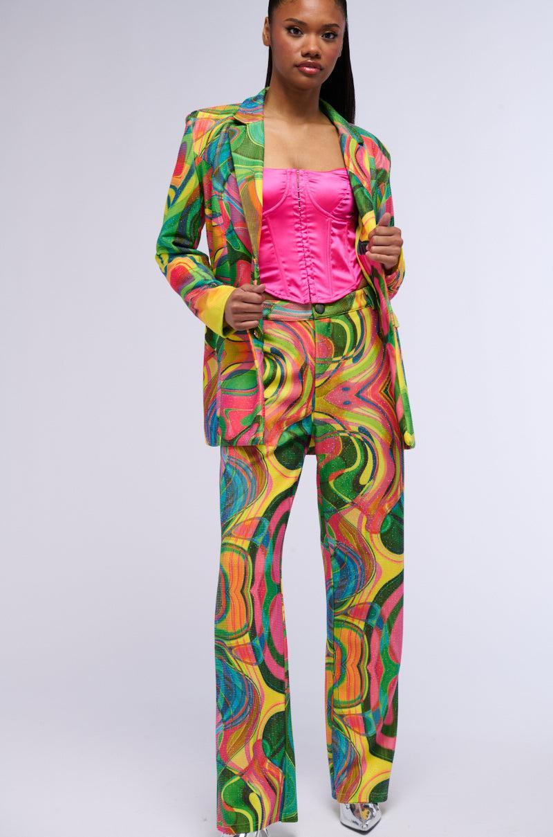 DREAMLAND EMBELLISHED WIDE LEG TROUSER Product Image