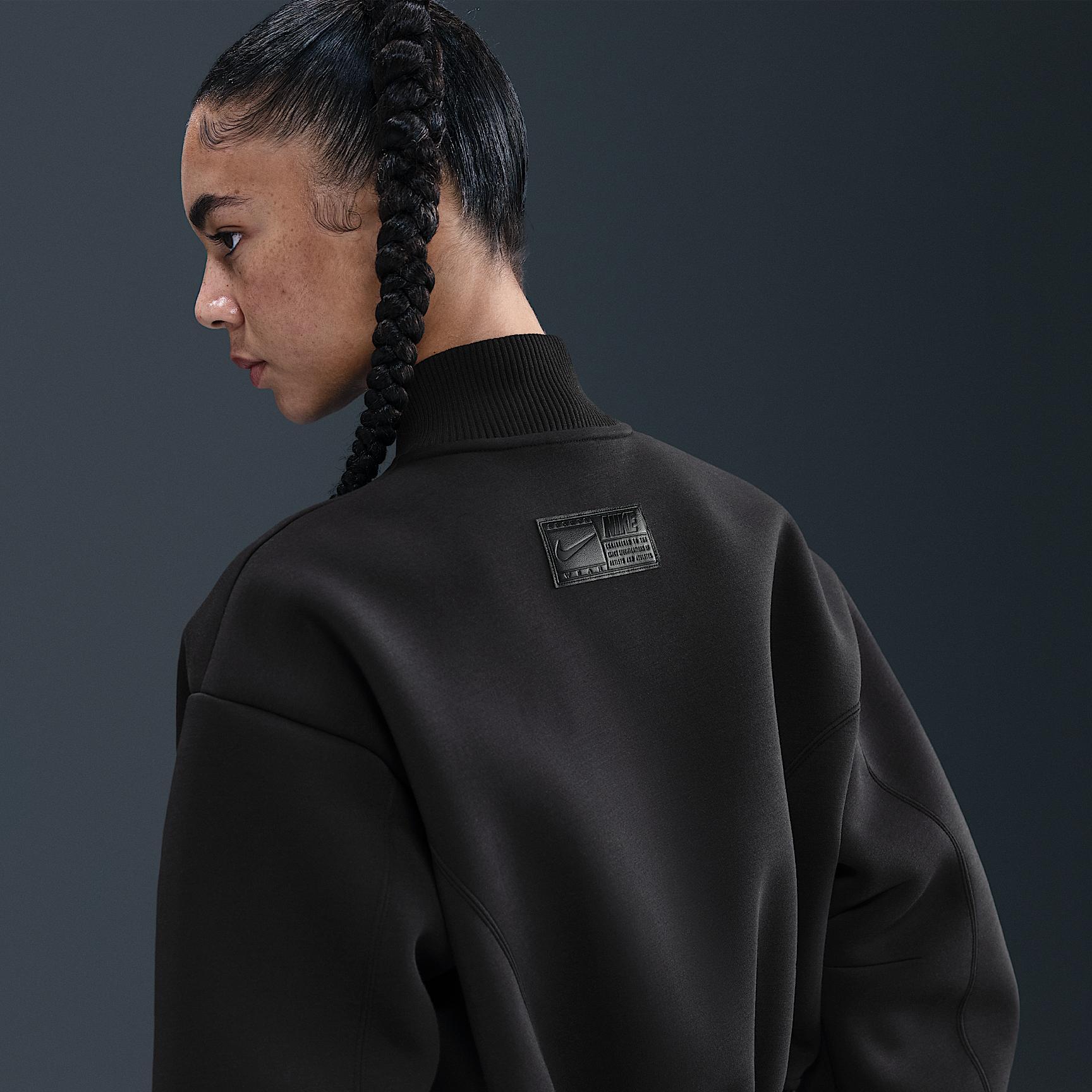 Nike Sportswear Modern Fleece Women's Oversize Destroyer Jacket Product Image