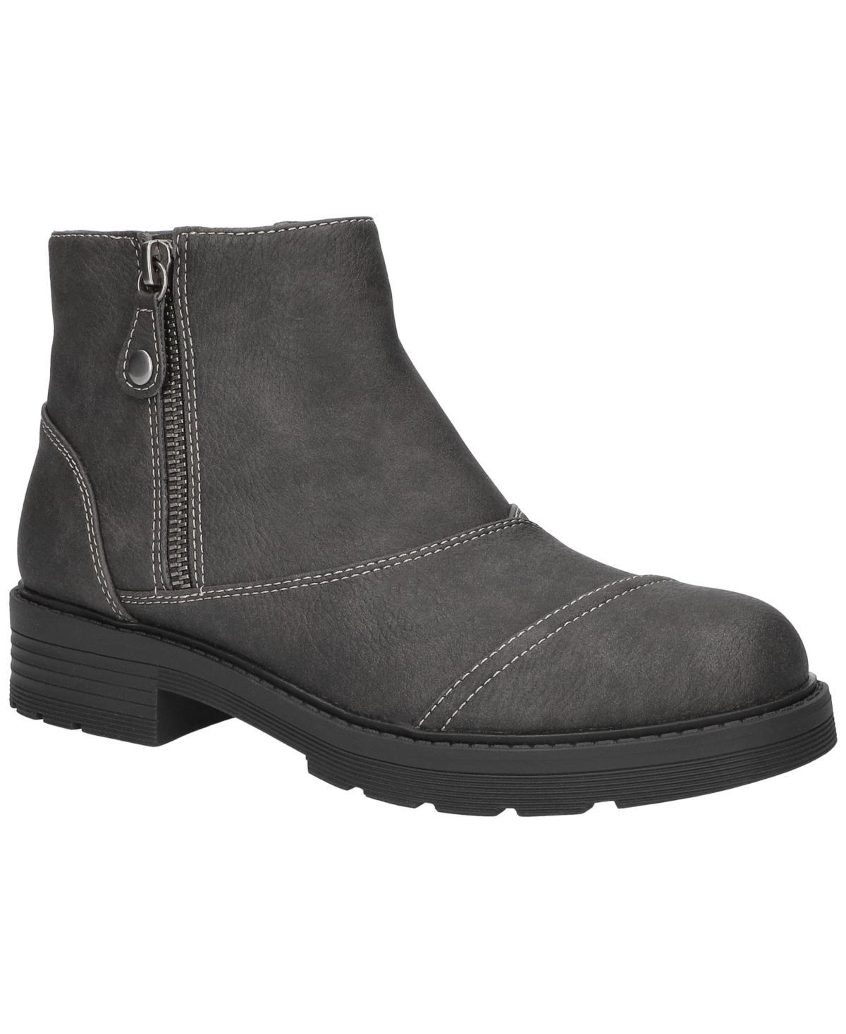 Aliah Easy Works by Easy Street Women's Slip Resistant Ankle Boots, Size: 10 Wide, Gray Product Image