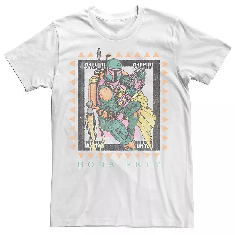 Men's Star Wars Boba Fett Stamp Tee, Size: XL, White Product Image