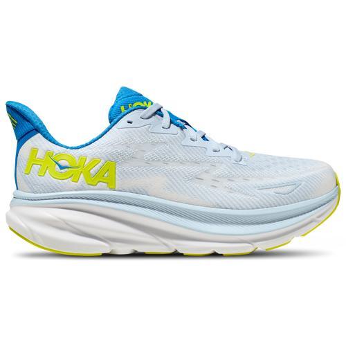 Hoka Mens Clifton 9 Running Sneakers in Ice Water Product Image