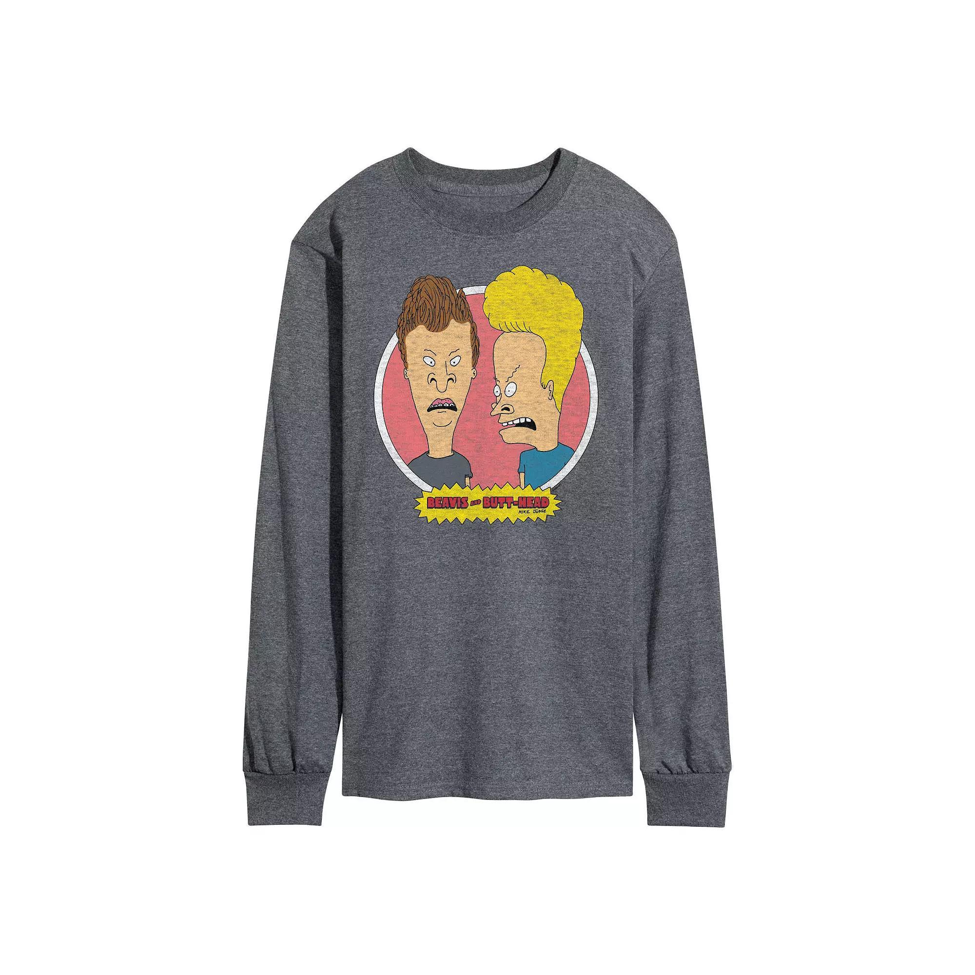 Mens Beavis And Butthead 30th Long Sleeve Tee Product Image