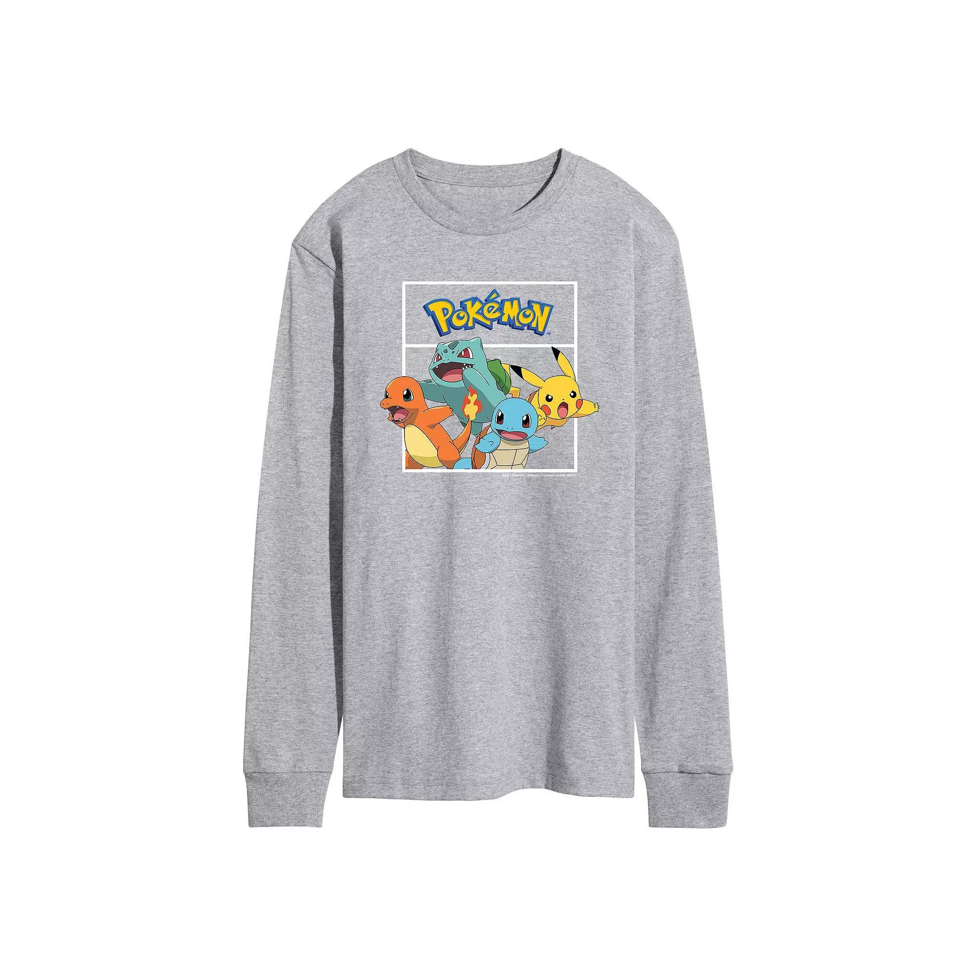 Men's Pokemon Team Tee, Size: Small, Gray Product Image