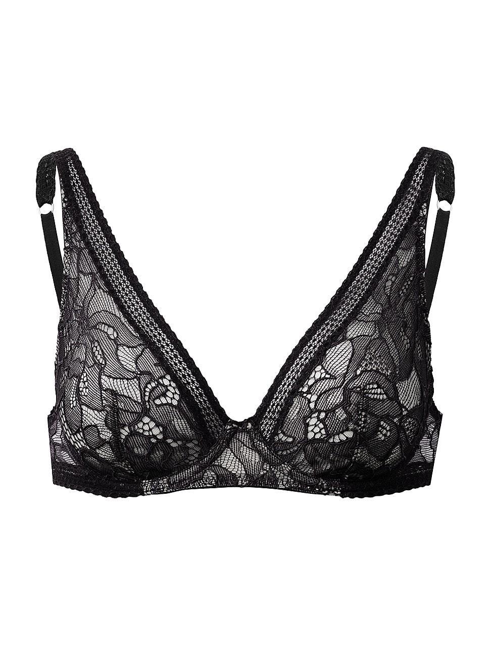 Womens Nets & Roses Plunge Bra Product Image