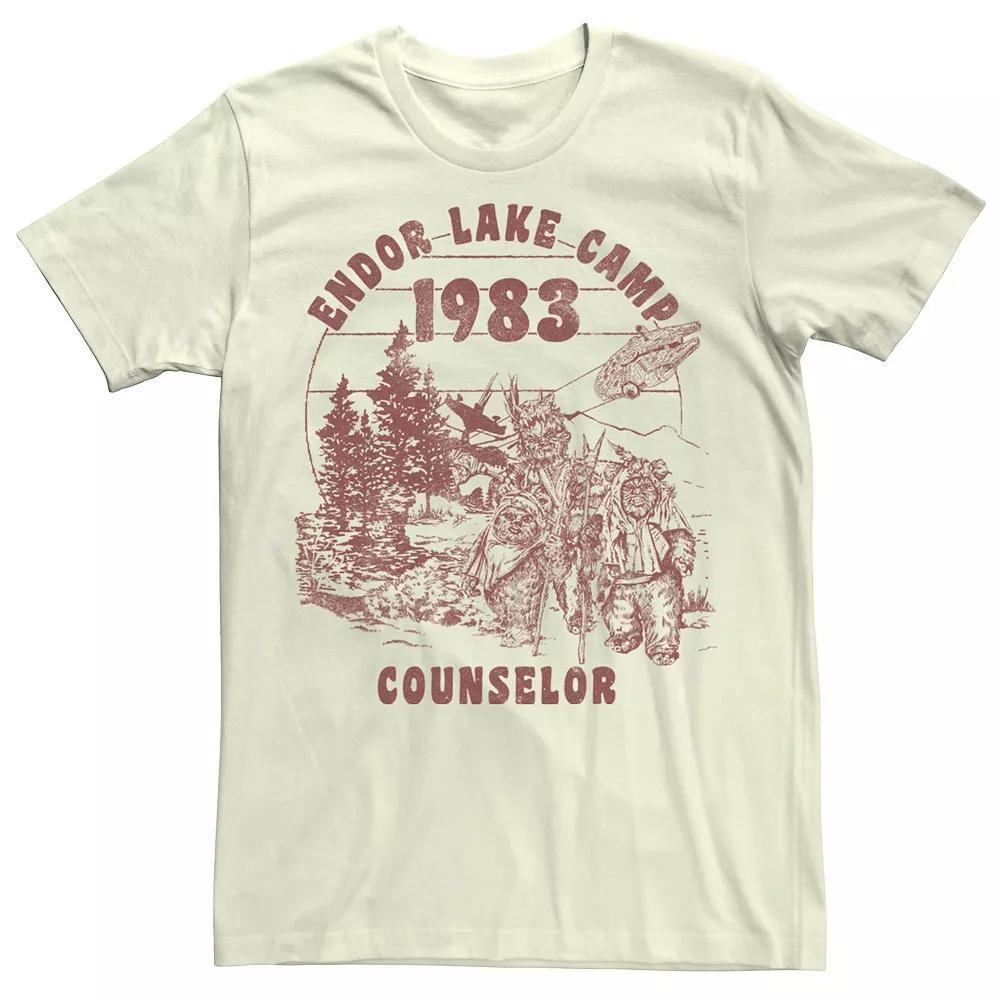Men's Star Wars Endor Camper Tee, Size: 3XL, Natural Product Image