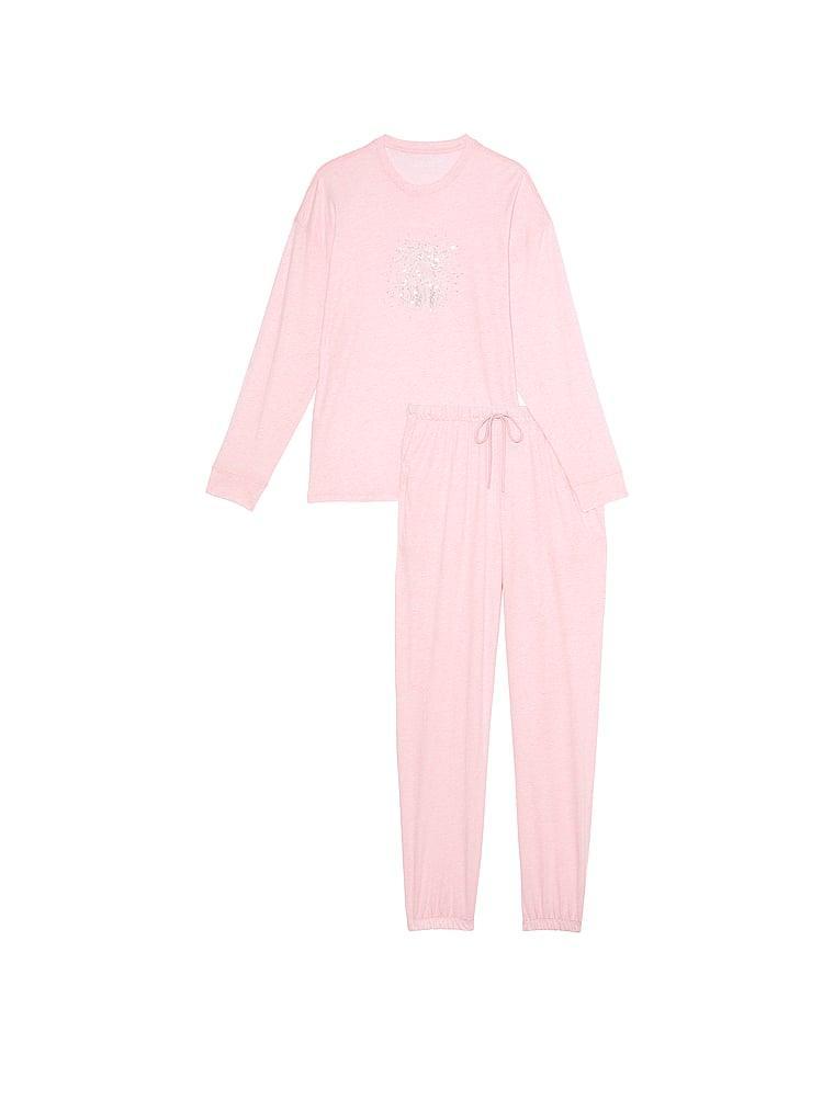 100% Cotton Long Pajama Set Product Image