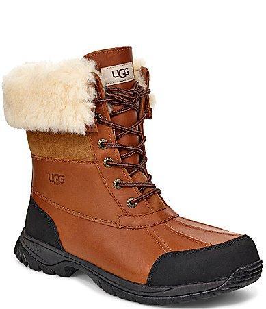 Mens Butte Waterproof Leather Cuffed Boots Product Image