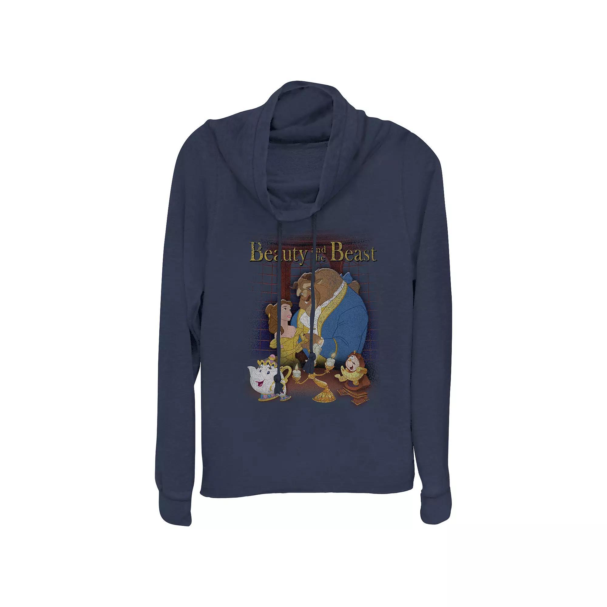 Women's In My Mama Era Cowlneck Graphic Lightweight Long Sleeve, Size: XS, Black Product Image
