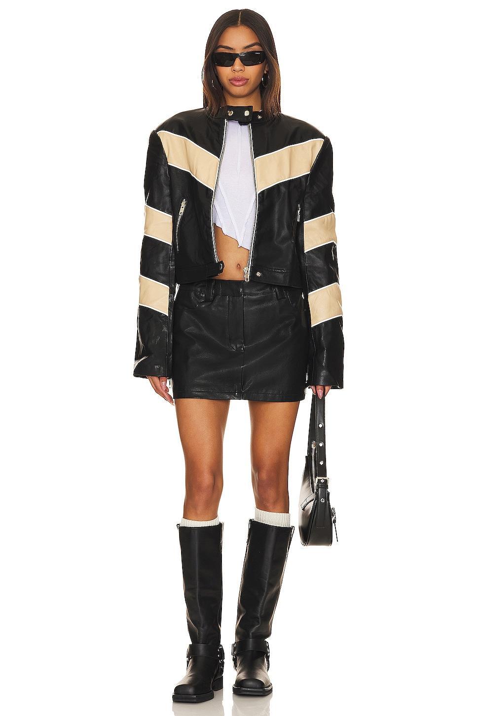 Tobaias Faux Leather Skirt BY.DYLN Product Image