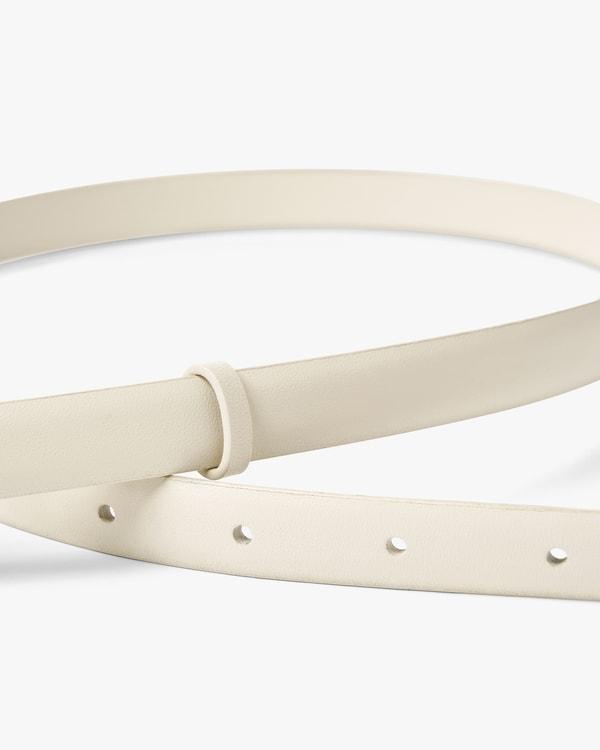 LS Clasp Leather Skinny Belt Product Image