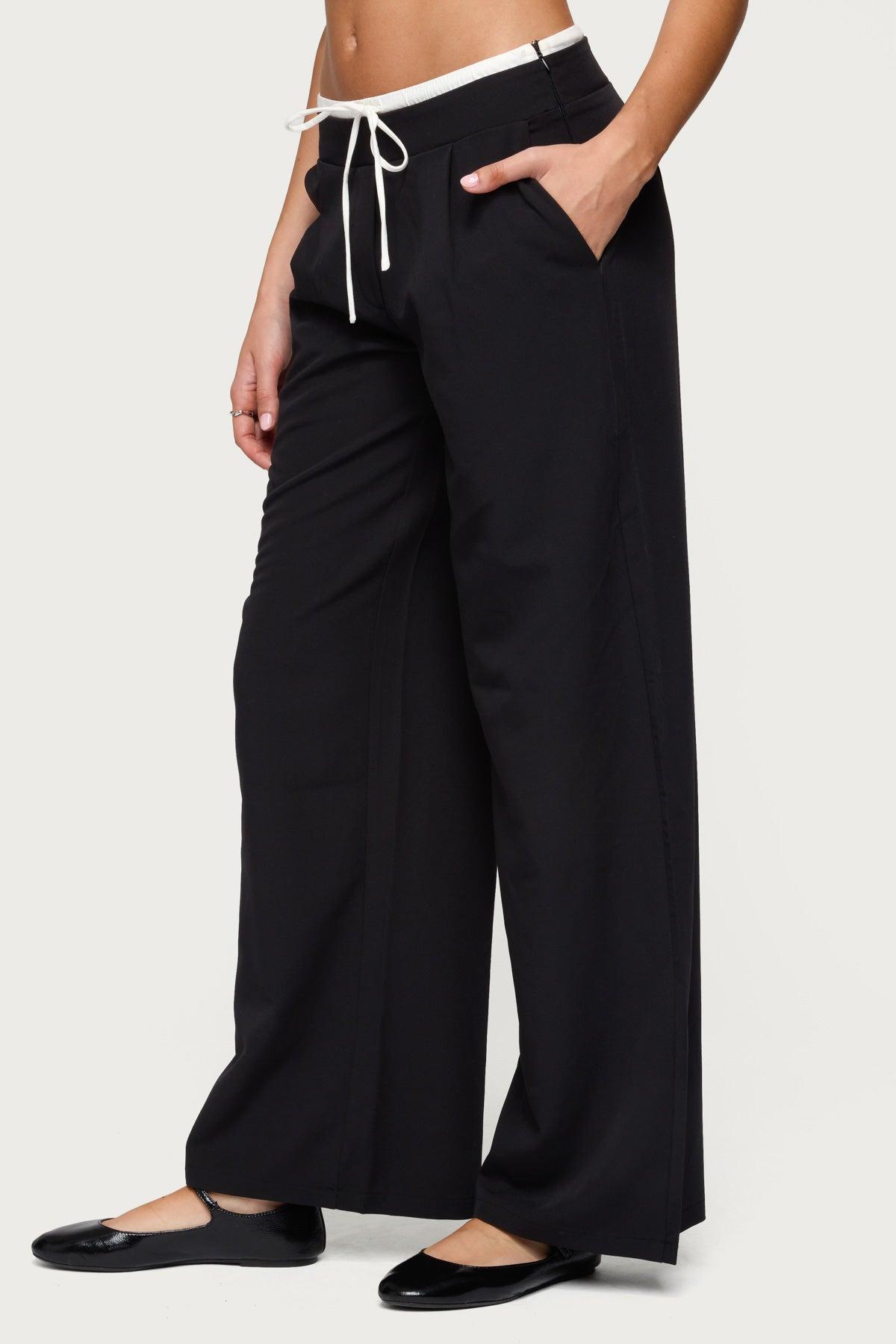 Peekaboo Drawstring Pants Product Image